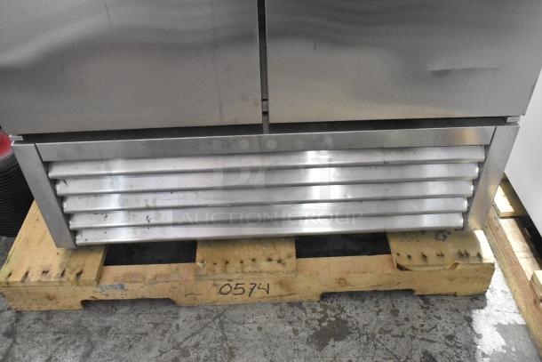True T-35 Stainless Steel Commercial 2 Door Reach In Cooler w/ Poly Coated Racks. 115 Volts, 1 Phase. - Image 4 of 7