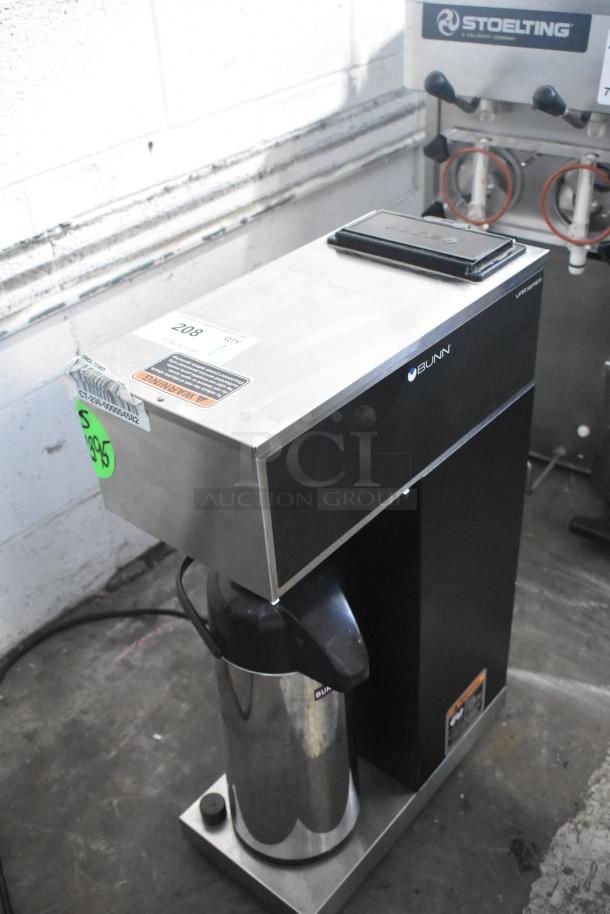 2019 Bunn VPR-APS Stainless Steel Commercial 2 Burner Coffee Machine w/ Air Pot. 120 Volts, 1 Phase. - Image 2 of 7