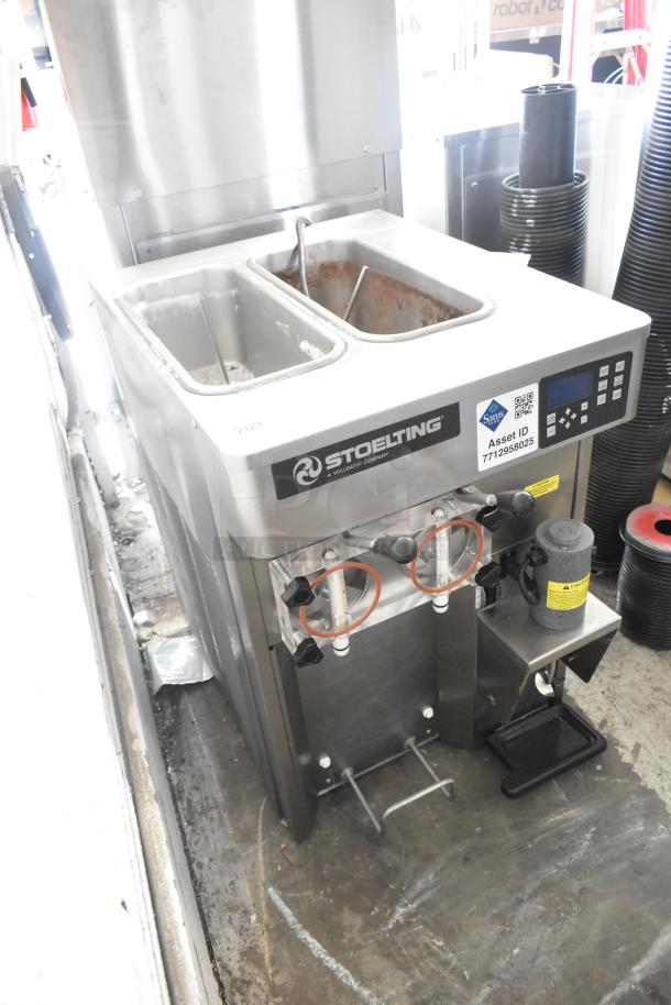 2020 Stoelting SF121-38I2 Stainless Steel Commercial Countertop Air Cooled 2 Flavor w/ Twist Soft Serve Ice Cream Machine. 208-240 Volts, 1 Phase. - Image 2 of 8