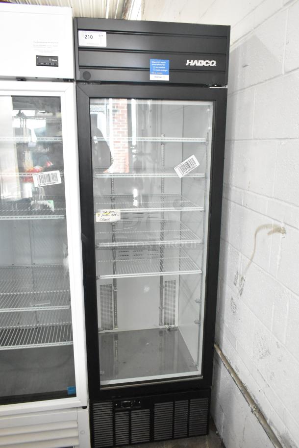2019 Habco SE18 Metal Commercial Single Door Reach In Cooler Merchandiser. 115 Volts, 1 Phase. - Image 1 of 5