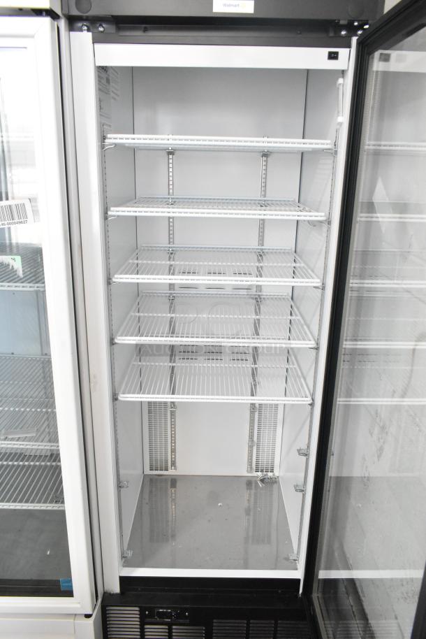 2019 Habco SE18 Metal Commercial Single Door Reach In Cooler Merchandiser. 115 Volts, 1 Phase. - Image 4 of 5