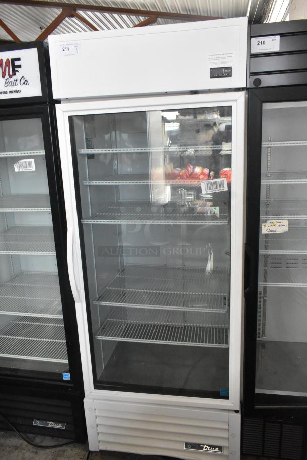 2021 True TSCI-600R-G-PH Metal Commercial Single Door Reach In Cooler Merchandiser w/ Poly Coated Racks. 115 Volts, 1 Phase. - Image 1 of 8