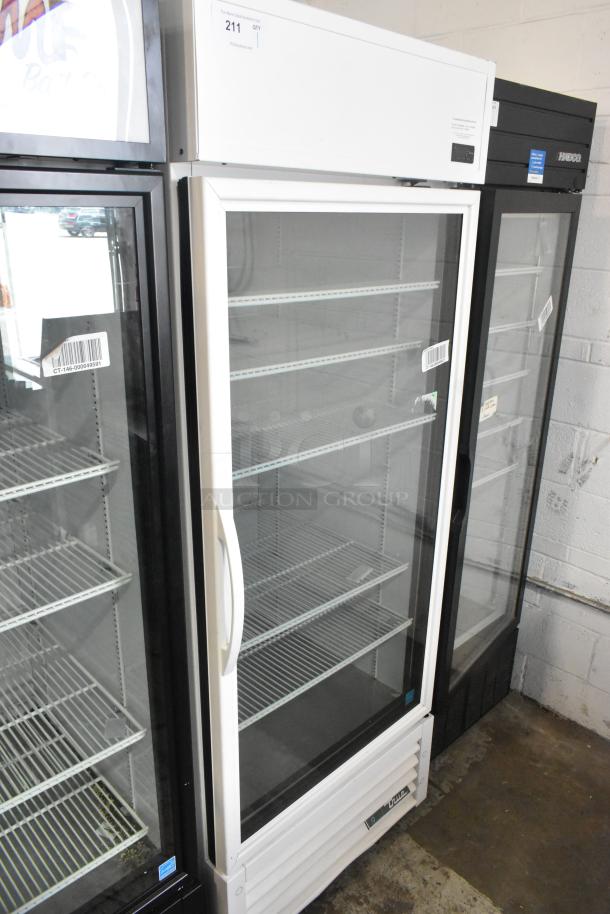 2021 True TSCI-600R-G-PH Metal Commercial Single Door Reach In Cooler Merchandiser w/ Poly Coated Racks. 115 Volts, 1 Phase. - Image 2 of 8