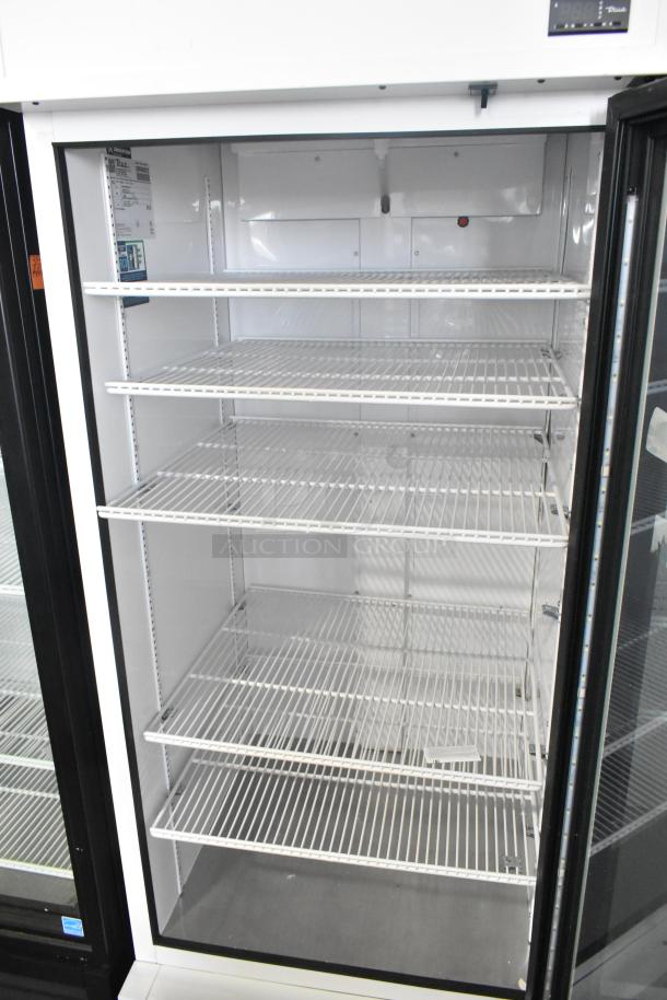 2021 True TSCI-600R-G-PH Metal Commercial Single Door Reach In Cooler Merchandiser w/ Poly Coated Racks. 115 Volts, 1 Phase. - Image 6 of 8
