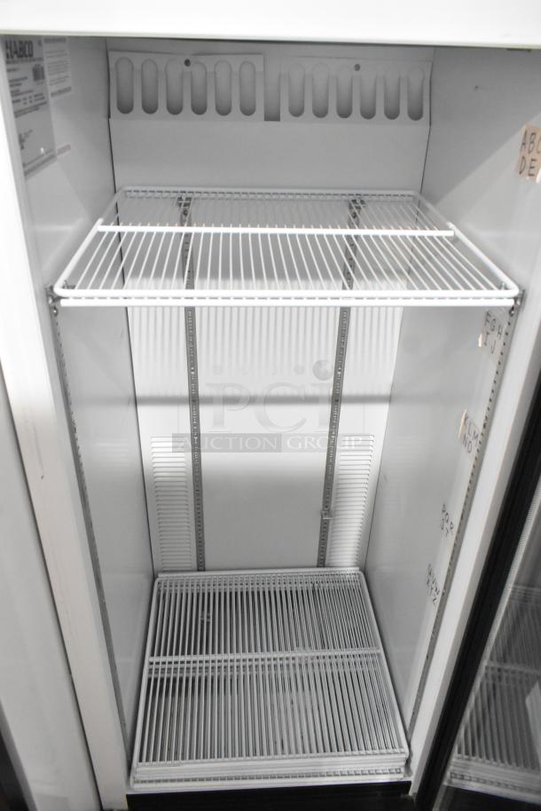 Habco SE12 Metal Commercial Single Door Reach In Cooler Merchandiser w/ Poly Coated Racks. 115 Volts, 1 Phase. - Image 4 of 5