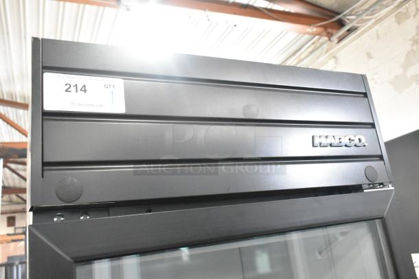 2019 Habco SE18 Metal Commercial Single Door Reach In Cooler Merchandiser w/ Poly Coated Racks. 115 Volts, 1 Phase. - Image 3 of 7