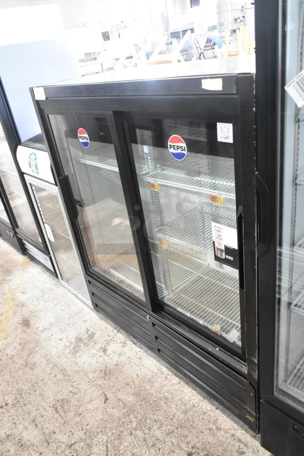 2021 True GDM-41SL-54-HC-LD Metal Commercial 2 Door Reach In Cooler Merchandiser w/ Poly Coated Racks. 115 Volts, 1 Phase. - Image 1 of 7