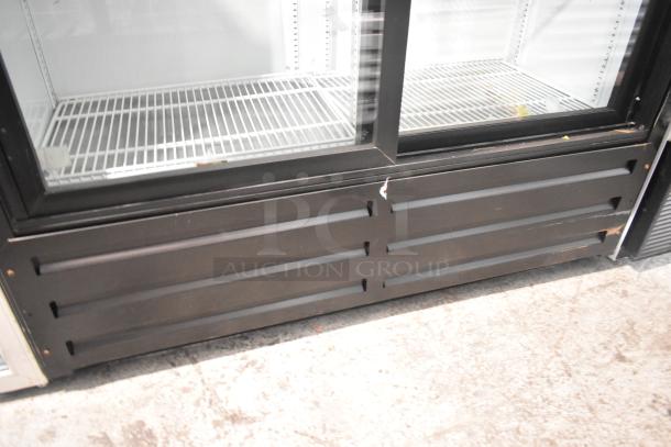 2021 True GDM-41SL-54-HC-LD Metal Commercial 2 Door Reach In Cooler Merchandiser w/ Poly Coated Racks. 115 Volts, 1 Phase. - Image 3 of 7