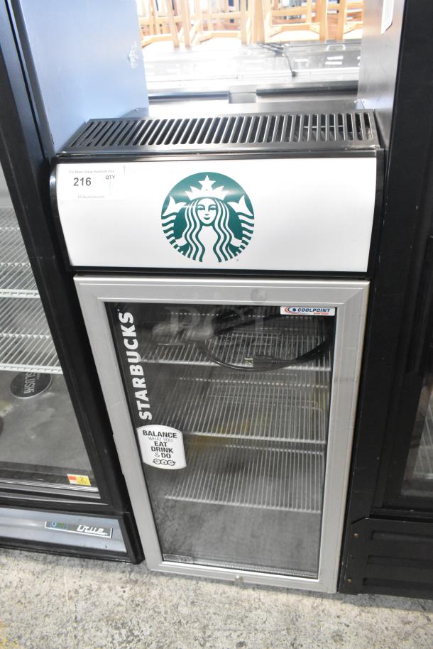 CTB120 Metal Commercial Single Door Reach In Cooler Merchandiser w/ Poly Coated Racks. 115 Volts, 1 Phase. - Image 1 of 7