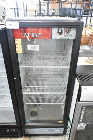 2016 True GDM-12-HC-LD Metal Commercial Single Door Reach In Cooler Merchandiser w/ Poly Coated Racks. 115 Volts, 1 Phase. - Item #1193319