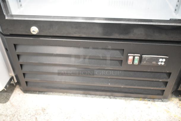 A-11 Metal Commercial Single Door Reach In Cooler Merchandiser w/ Poly Coated Racks. 115 Volts, 1 Phase. - Image 3 of 6
