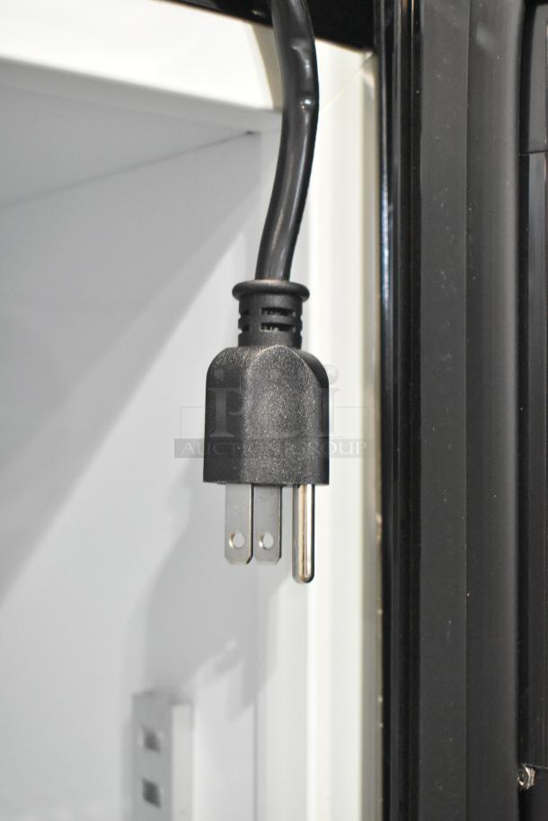 A-11 Metal Commercial Single Door Reach In Cooler Merchandiser w/ Poly Coated Racks. 115 Volts, 1 Phase. - Image 6 of 6