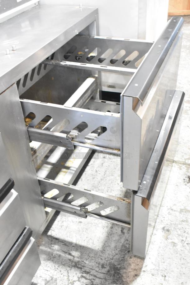 Silver King SKPZ72D Stainless Steel Commercial Pizza Prep Table w/ 5 Drawers. 115 Volts, 1 Phase. - Image 6 of 7