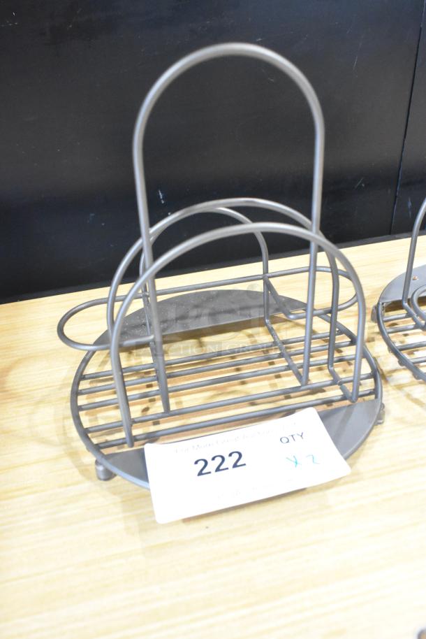 2 Metal Countertop Holders. 2 Times Your Bid! - Image 2 of 4