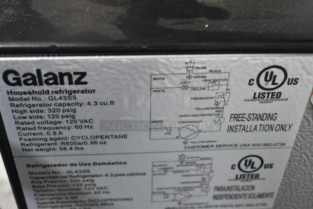 Galanz GL43S5 Mini Cooler. 115 Volts, 1 Phase. - Image 6 of 7