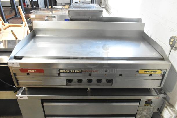 MagiKitch'n Stainless Steel Commercial Countertop Electric Powered Flat Top Griddle w/ Thermostatic Controls. 208/240 Volts, 3 Phase. - Image 1 of 7