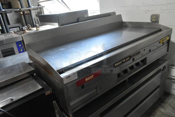 MagiKitch'n Stainless Steel Commercial Countertop Electric Powered Flat Top Griddle w/ Thermostatic Controls. 208/240 Volts, 3 Phase. - Image 2 of 7