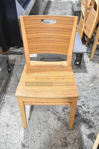 26 Wood Pattern Dining Height Chair. 26 Times Your Bid! - Item #1193343