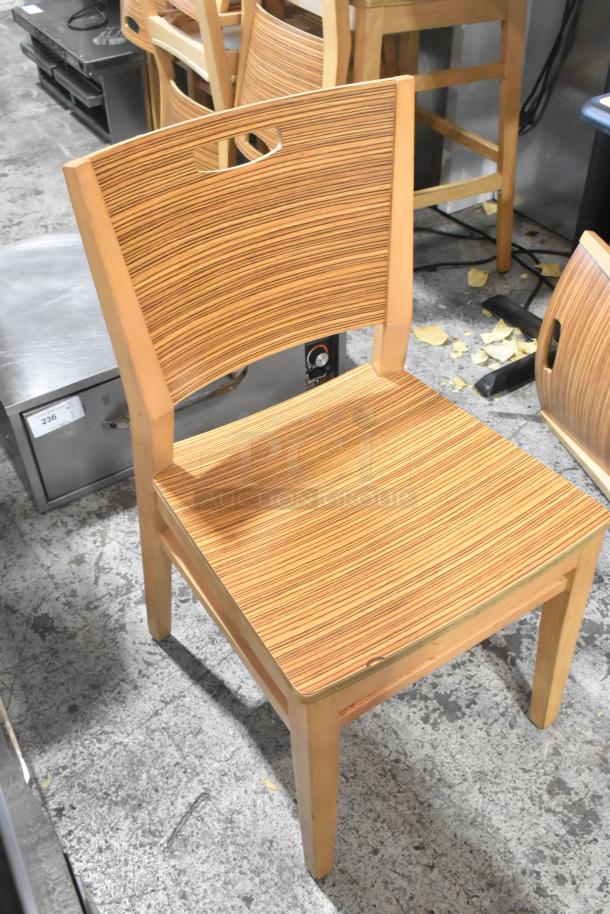 26 Wood Pattern Dining Height Chair. 26 Times Your Bid! - Image 2 of 6