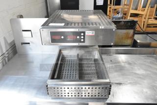 Marshall Air Systems RR5-18-ACBWWR stainless steel warming station, 208V, 1 phase, in good condition with digital display.