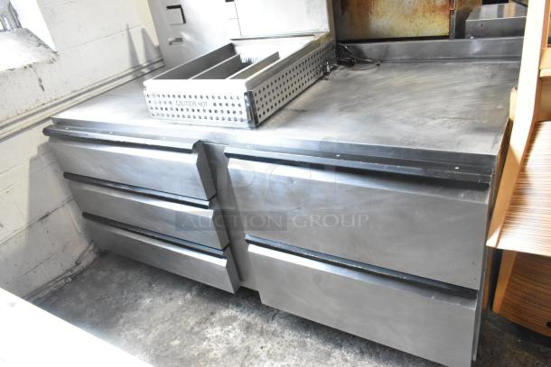 Silver King SKF72D Stainless Steel Commercial Freezer Prep Table w/ 5 Drawers. 115 Volts, 1 Phase. - Image 1 of 5