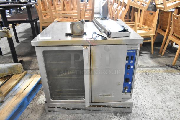 Imperial Stainless Steel Commercial Electric Powered Full Size Convection Oven w/ View Through Door, Solid Door, Metal Oven Racks. - Image 1 of 9