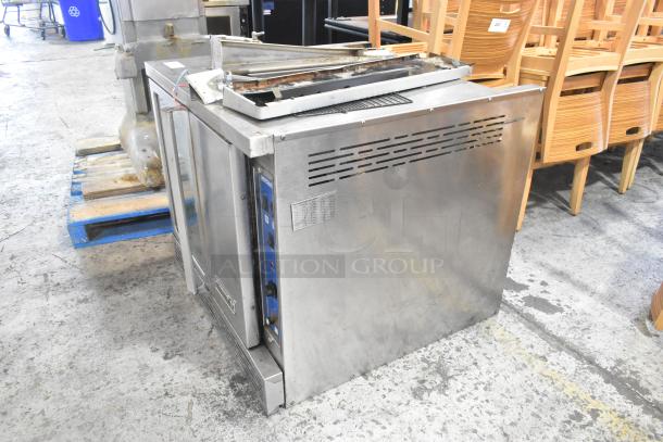 Imperial Stainless Steel Commercial Electric Powered Full Size Convection Oven w/ View Through Door, Solid Door, Metal Oven Racks. - Image 3 of 9