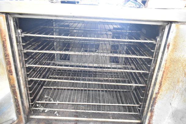 Imperial Stainless Steel Commercial Electric Powered Full Size Convection Oven w/ View Through Door, Solid Door, Metal Oven Racks. - Image 6 of 9