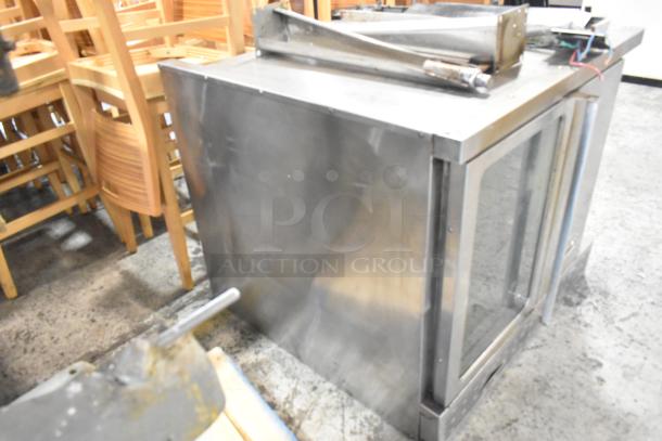 Imperial Stainless Steel Commercial Electric Powered Full Size Convection Oven w/ View Through Door, Solid Door, Metal Oven Racks. - Image 8 of 9