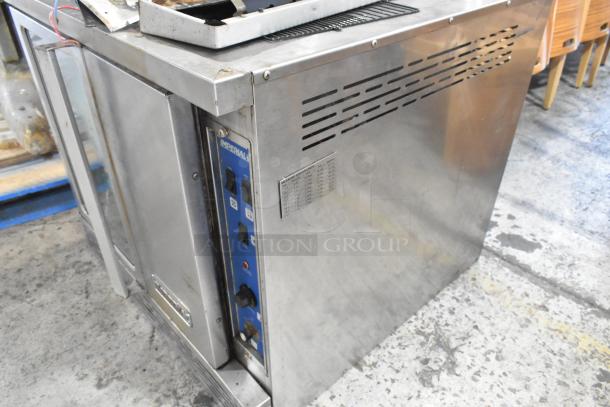 Imperial Stainless Steel Commercial Electric Powered Full Size Convection Oven w/ View Through Door, Solid Door, Metal Oven Racks. - Image 9 of 9