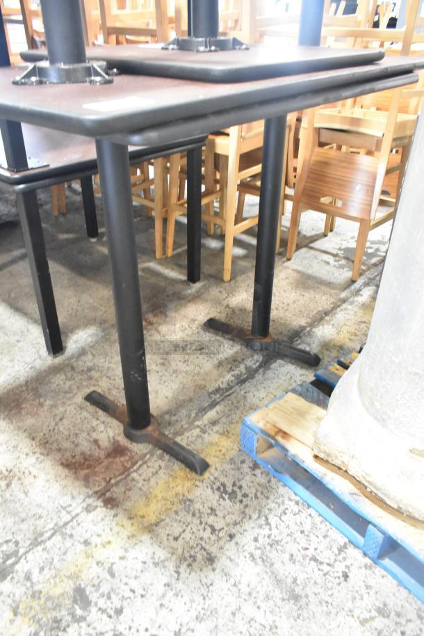 3 Bar Height Tables on Metal Table Base. Includes 38x30x42. 3 Times Your Bid! - Image 3 of 3