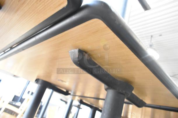 5 Dining Height Table on Metal Table Base. 5 Times Your Bid! - Image 5 of 5
