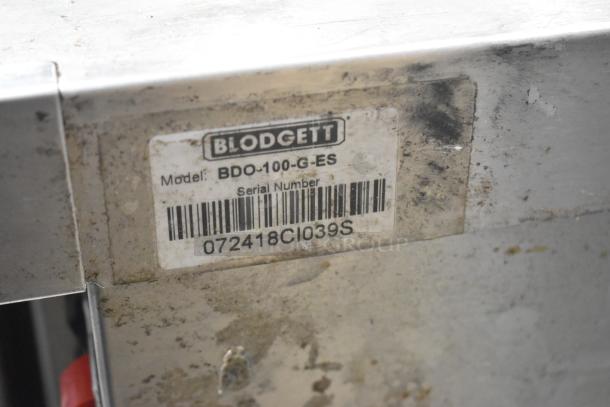 2018 Blodgett BDO-100-G-ES Stainless Steel Commercial Natural Gas Powered Full Size Convection Oven w/ View Through Doors, Thermostatic Controls and Metal Legs. - Image 7 of 9