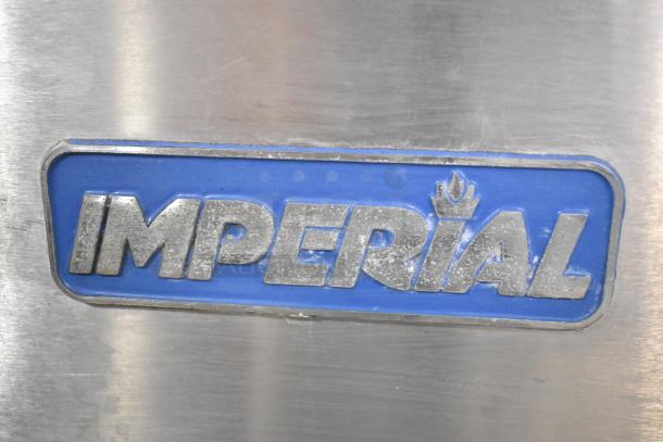 2 Imperial Stainless Steel Commercial Natural Gas Powered Full Size Convection Ovens w/ View Through Door, Solid Door. 2 Times Your Bid! - Image 3 of 11