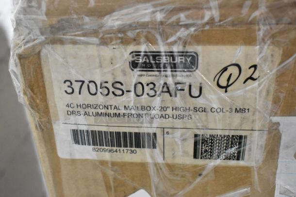 BRAND NEW SCRATCH AND DENT! Salsbury 3705S-03AFU Horizontal Mailbox - Image 3 of 4