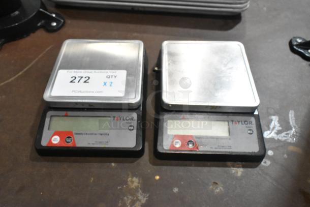2 Taylor TE32FT Countertop Food Portioning Scale. 2 Times Your Bid! - Image 1 of 6