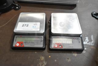 2 Taylor TE32FT Countertop Food Portioning Scale. 2 Times Your Bid! - Item #1193381
