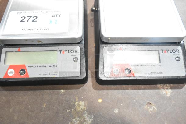 2 Taylor TE32FT Countertop Food Portioning Scale. 2 Times Your Bid! - Image 4 of 6