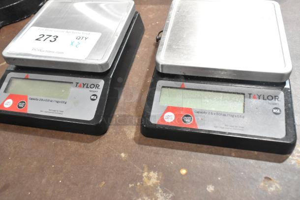 2 Taylor TE32FT Countertop Food Portioning Scale. 2 Times Your Bid! - Image 4 of 5