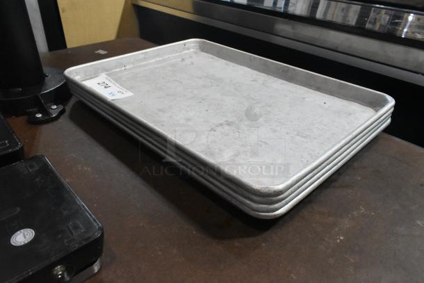 4 Metal Half Size Baking Pans. 4 Times Your Bid! - Image 2 of 3
