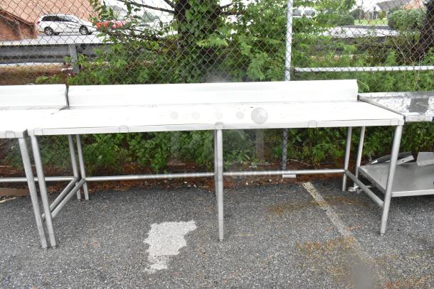 Universal Stainless Steel Cutting Board Table w/ Under Shelf. - Image 1 of 5