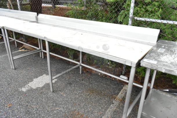 Universal Stainless Steel Cutting Board Table w/ Under Shelf. - Image 3 of 5