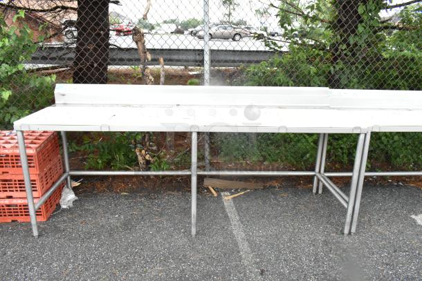 Universal Stainless Steel Cutting Board Table w/ Under Shelf. - Image 1 of 5