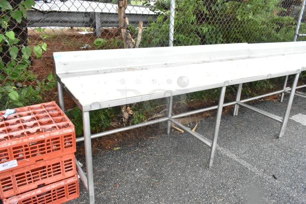 Universal Stainless Steel Cutting Board Table w/ Under Shelf. - Image 2 of 5