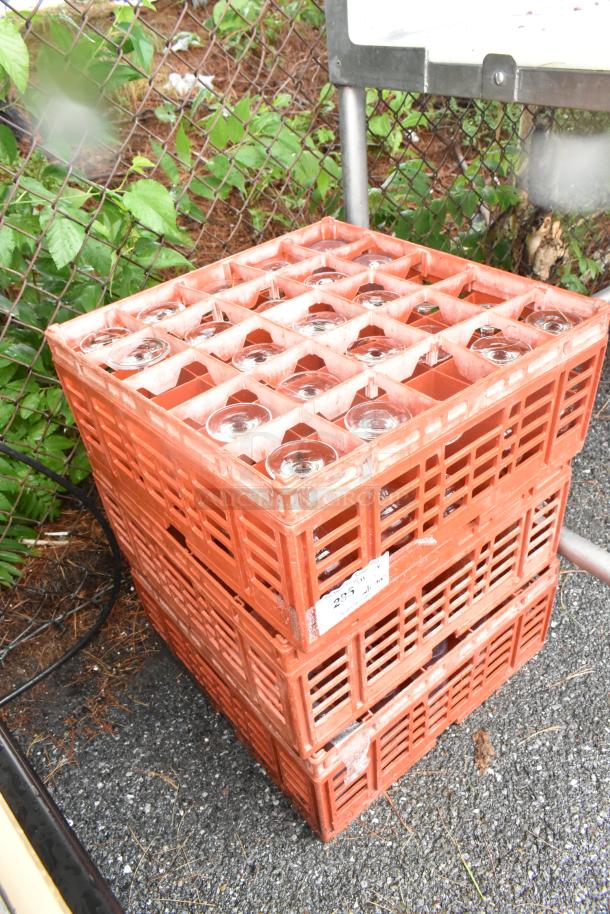 3 Dish Caddies of Various Glasses. 3 Times Your Bid! - Image 2 of 6