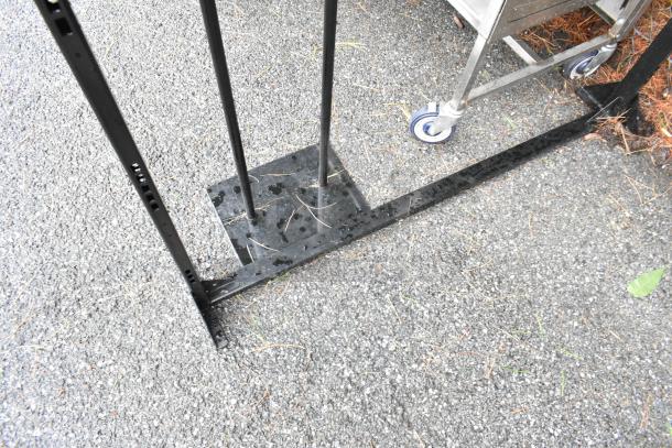 2 Black Metal Items; Frame and Sign Frame. 2 Times Your Bid! - Image 2 of 3