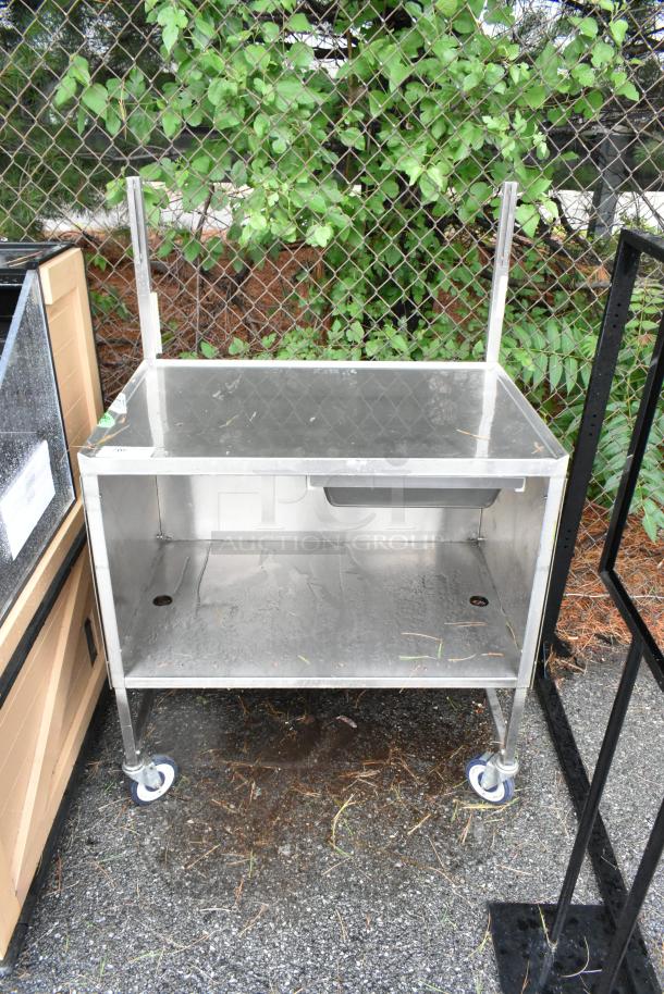 Stainless Steel Cart w/ Under Shelf on Commercial Casters. - Image 1 of 5