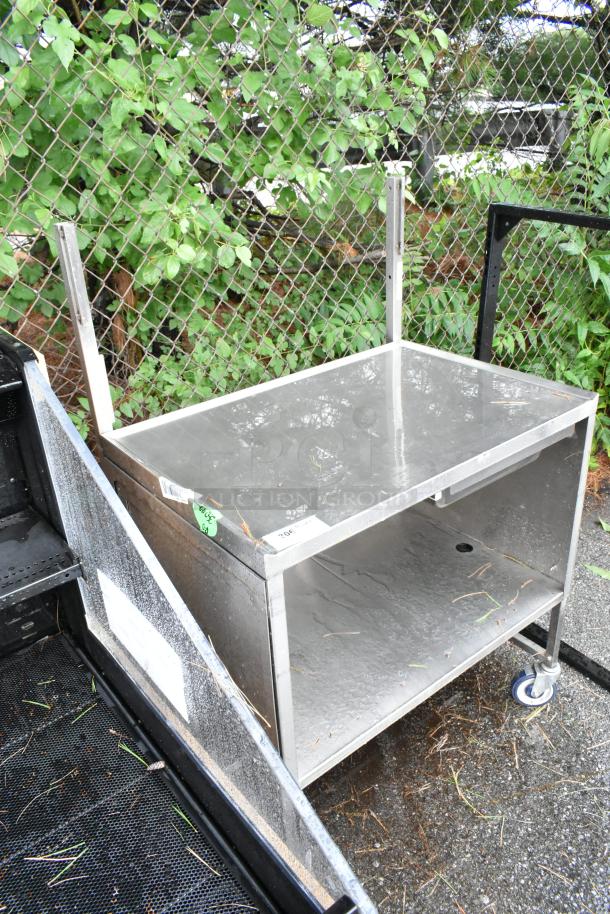 Stainless Steel Cart w/ Under Shelf on Commercial Casters. - Image 2 of 5