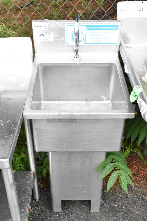 Winholt Stainless Steel Single Bay Sink. - Image 1 of 5