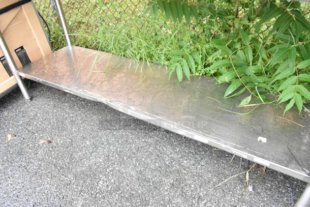 Stainless Steel Table w/ Back Splash and Under Shelf. - Image 5 of 6